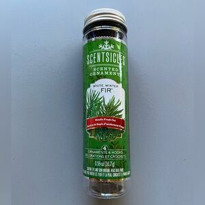 Scentsicle’s White Winter Fir scented ornaments